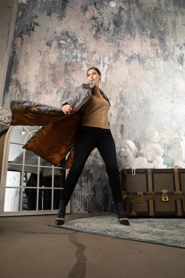 Э3161-222/м/21-02 Пальто утепленное Franco Vello