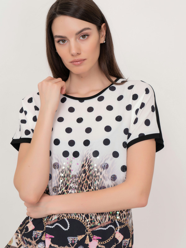 Э2227-121/21-01 Блуза тр. Franco Vello