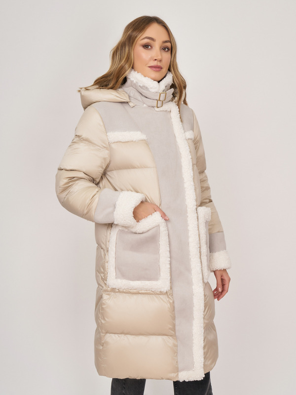 Э3359-223/м/22-02 Пальто утепленное Franco Vello