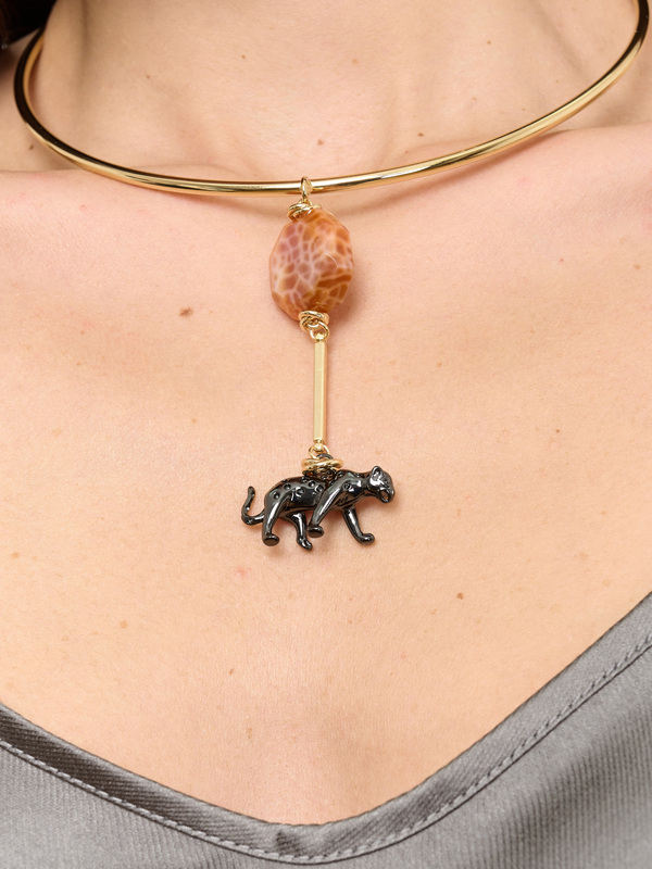 Э441519/24-02 Колье-обруч NAOMI Ярославна