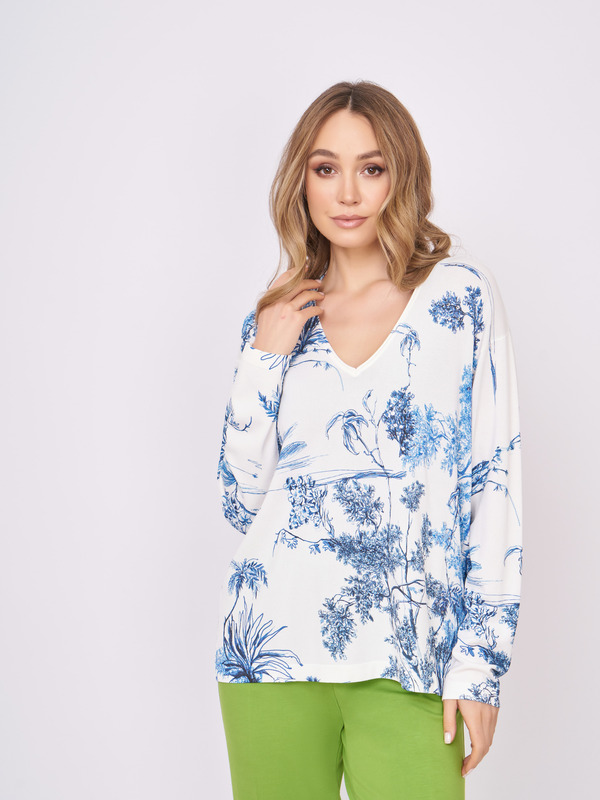 white/blue