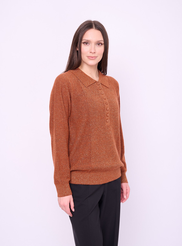 5097-227/26-02 Джемпер вязаный (поло) Franco Vello