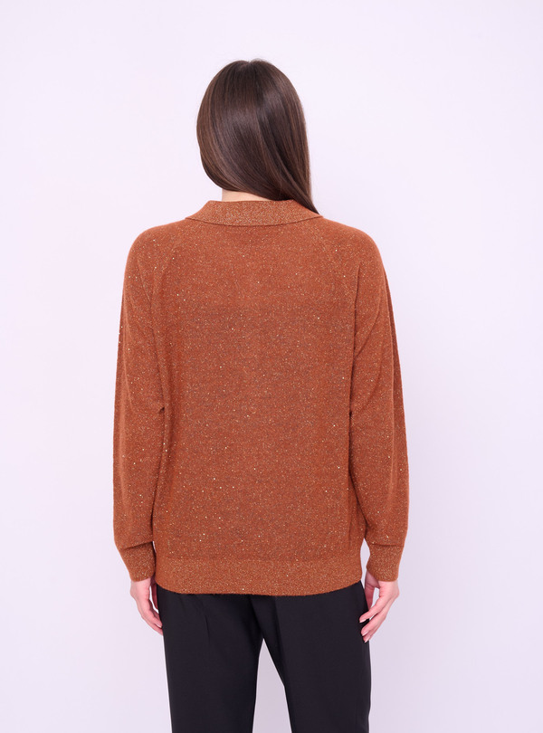 5097-227/26-02 Джемпер вязаный (поло) Franco Vello