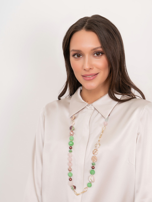 361527/21-02 Бусы Акварель дл. Ярославна