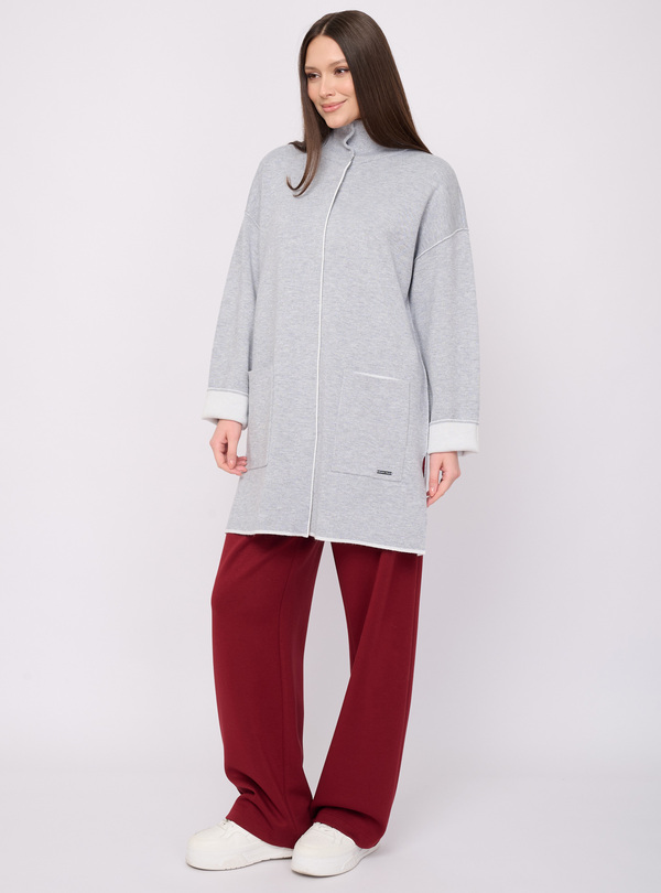 5055-227/26-02 Кардиган вязаный на молнии Franco Vello