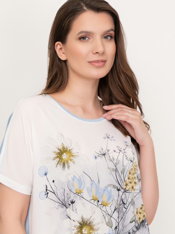 Э2193-121/21-01 Блуза тр. Franco Vello