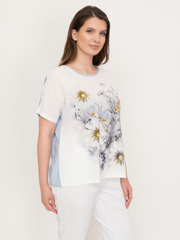 Э2193-121/21-01 Блуза тр. Franco Vello