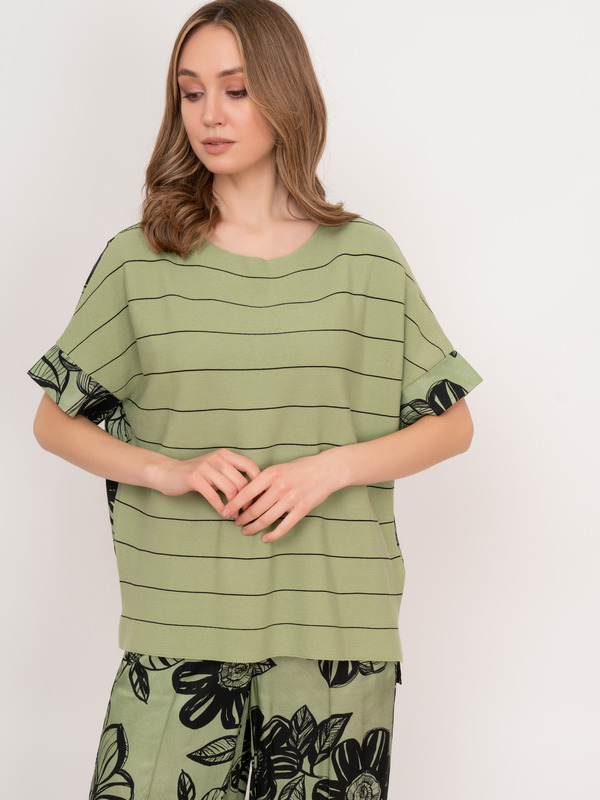 Э158099/5897/22-01 Джемпер с коротким рукавом Luisa Cerano