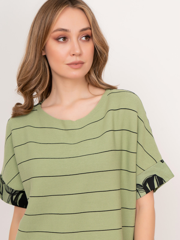 Э158099/5897/22-01 Джемпер с коротким рукавом Luisa Cerano