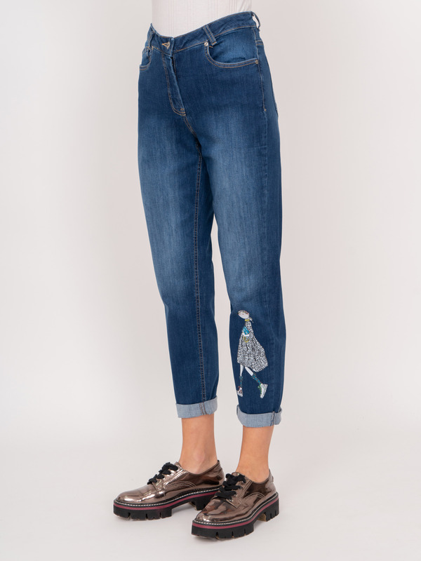 Э816195/22-02 Брюки джинсовые Dorisstreich