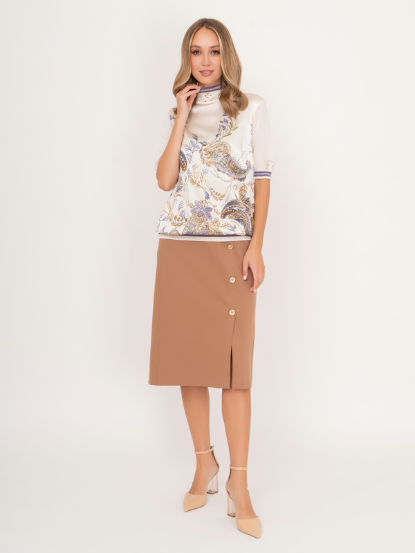 Э3M822/22-02 Свитер Elisa Fanti