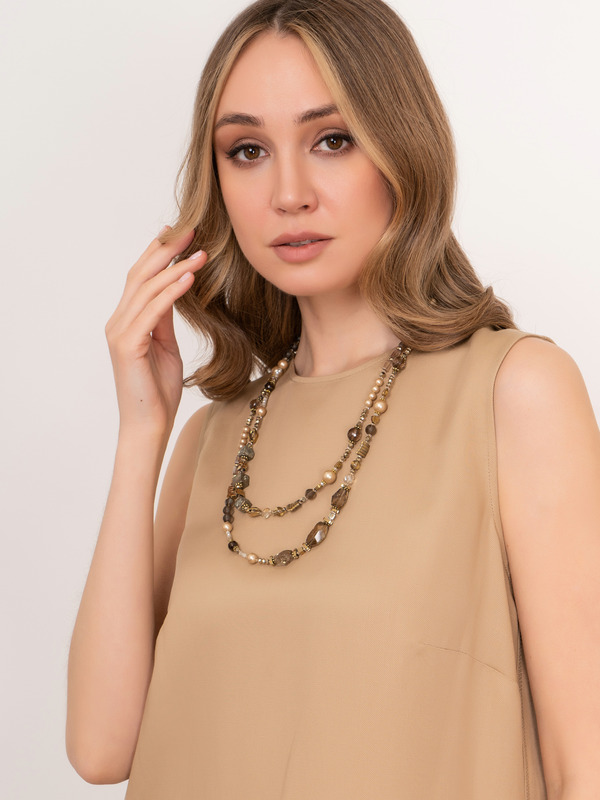 Э371731/22-01 Бусы Алхимия золота дл. Ярославна