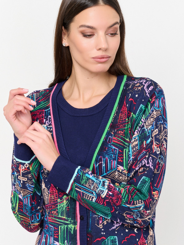 ЭDWT228/м/24-02 Двойка (кардиган+джемпер) LEO & UGO