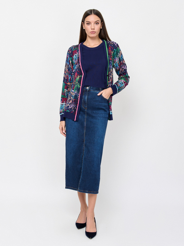 ЭDWT228/м/24-02 Двойка (кардиган+джемпер) LEO & UGO