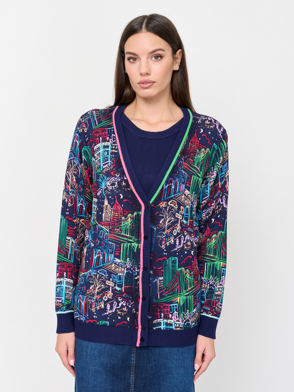 ЭDWT228/м/24-02 Двойка (кардиган+джемпер) LEO & UGO