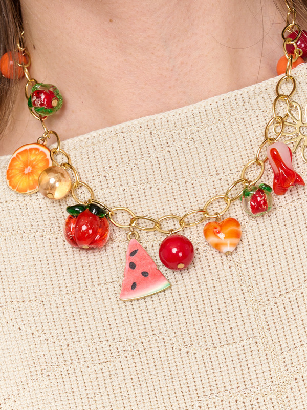 Э360506/25-01 Колье Тутти-фрутти Ярославна