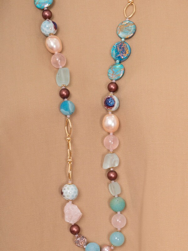 Э360995/22-01 Бусы Мечты и воплощения дл. Ярославна