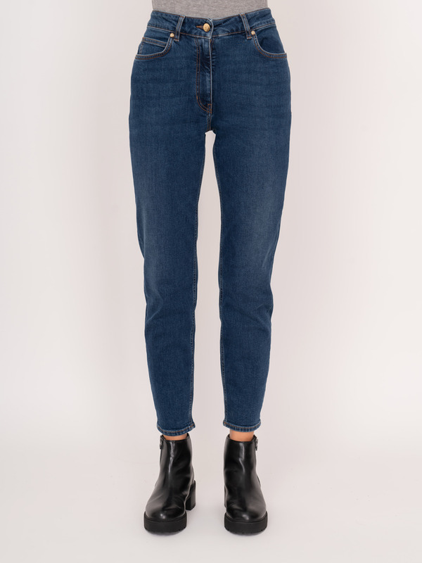 ЭOPRA/22-02 Брюки джинсовые Luisa Spagnoli