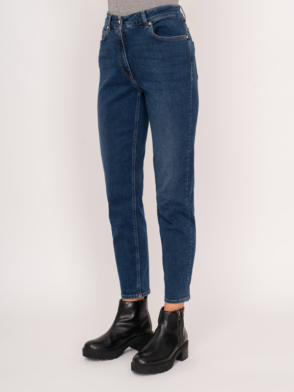 ЭOPRA/22-02 Брюки джинсовые Luisa Spagnoli