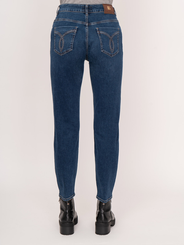 ЭOPRA/22-02 Брюки джинсовые Luisa Spagnoli