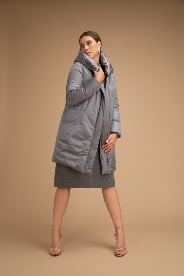 Э3167-222/м/21-02 Пальто утепленное Franco Vello