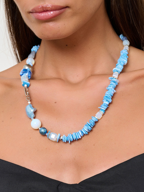 Э409694/24-02 Колье Лето в городе Ярославна