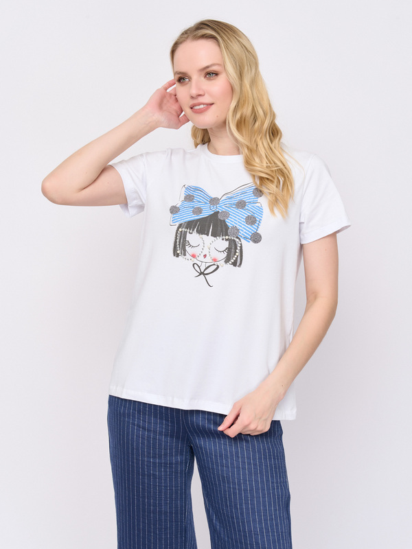 Э25D3958/м/25-01 Футболка Donne da Sogno