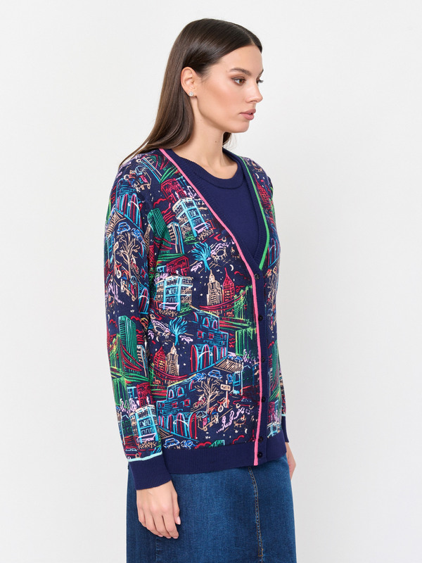 ЭDWT228/м/24-02 Двойка (кардиган+джемпер) LEO & UGO