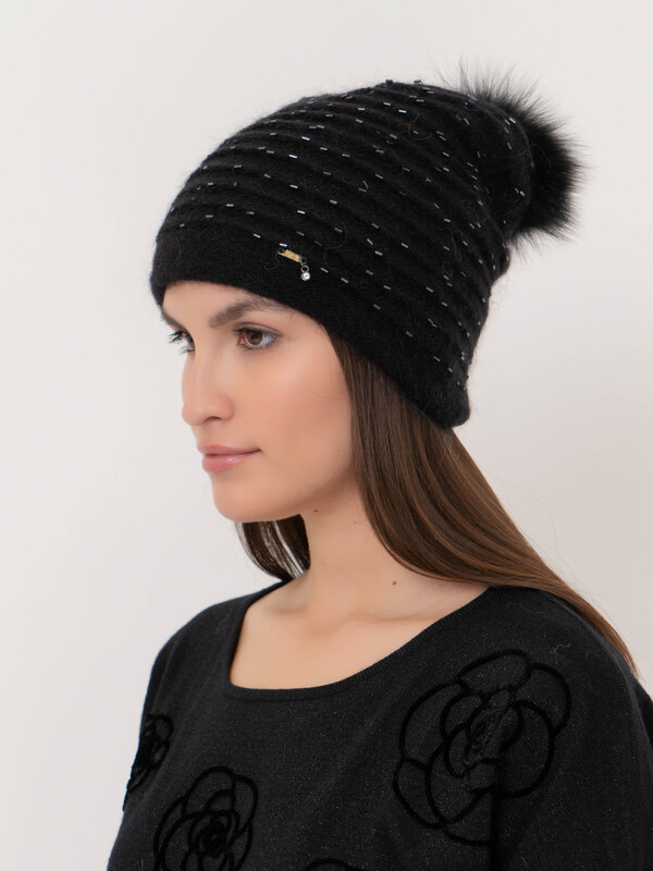 ЭS6726 CLP/20-2 Шапка с помпоном Vizio