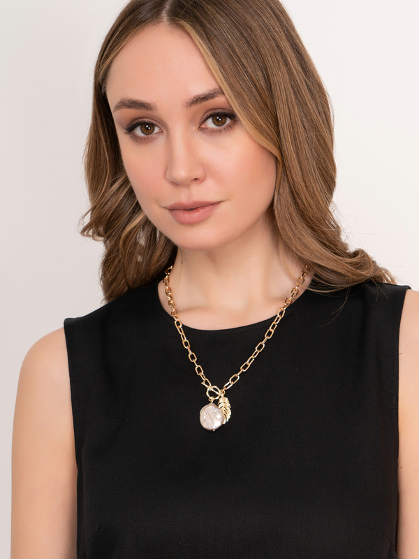 Э372738/22-01 Колье-трансформер Жемчужный каприз Ярославна