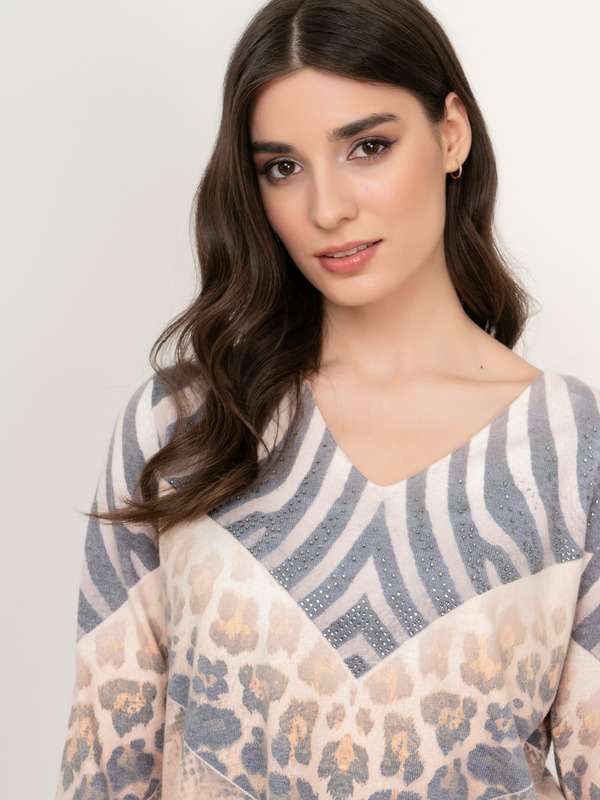 ЭKE100/22-01 Пуловер Leo&Ugo