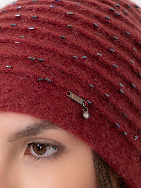 ЭS6726 CLP/20-2 Шапка с помпоном Vizio