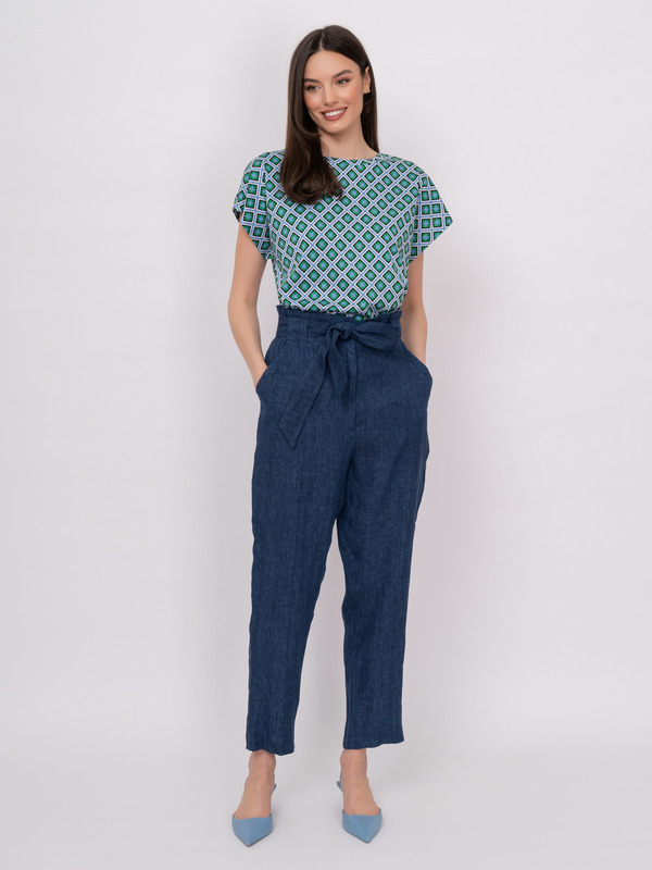 Э39410522 JADI/22-01 Джемпер с коротким рукавом Marella