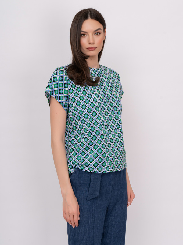 Э39410522 JADI/22-01 Джемпер с коротким рукавом Marella