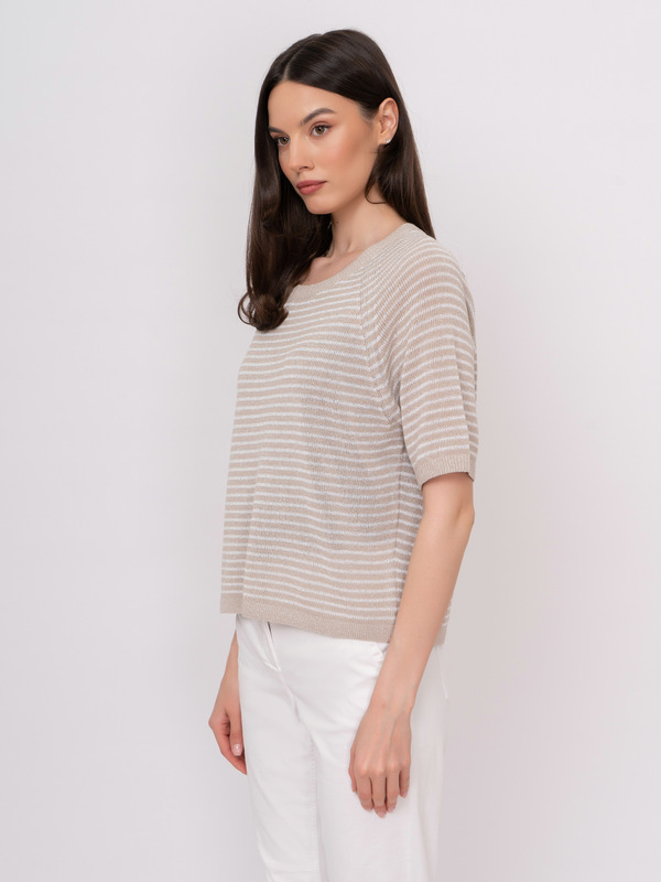 Э158078/5271/22-01 Пуловер с коротким рукавом Luisa Cerano