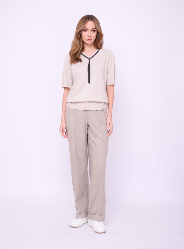 5079-227/26-02 Пуловер вязаный Franco Vello