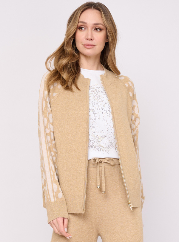 5035-227/26-02 Жакет вязаный на молнии Franco Vello