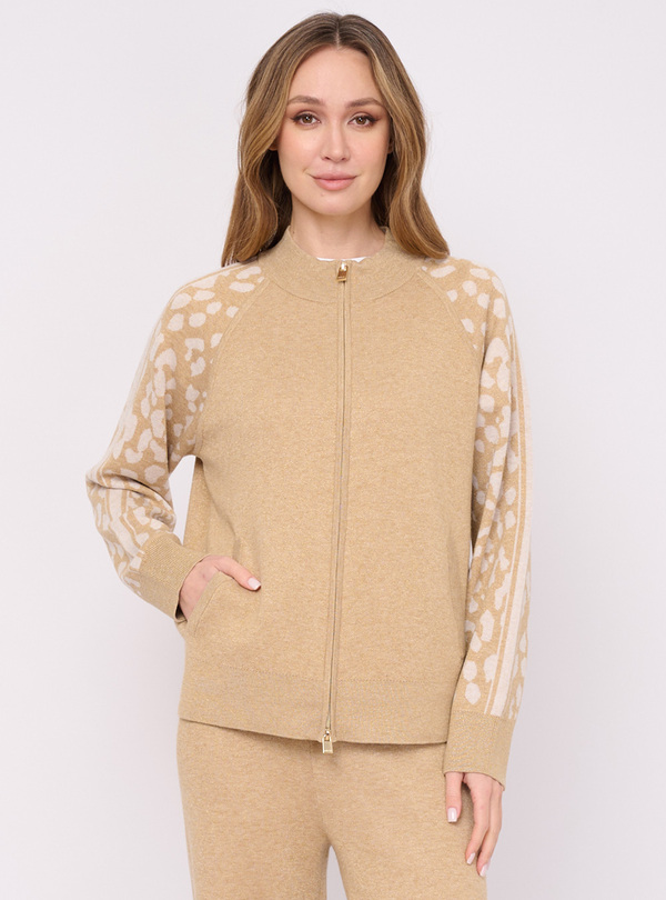 5035-227/26-02 Жакет вязаный на молнии Franco Vello