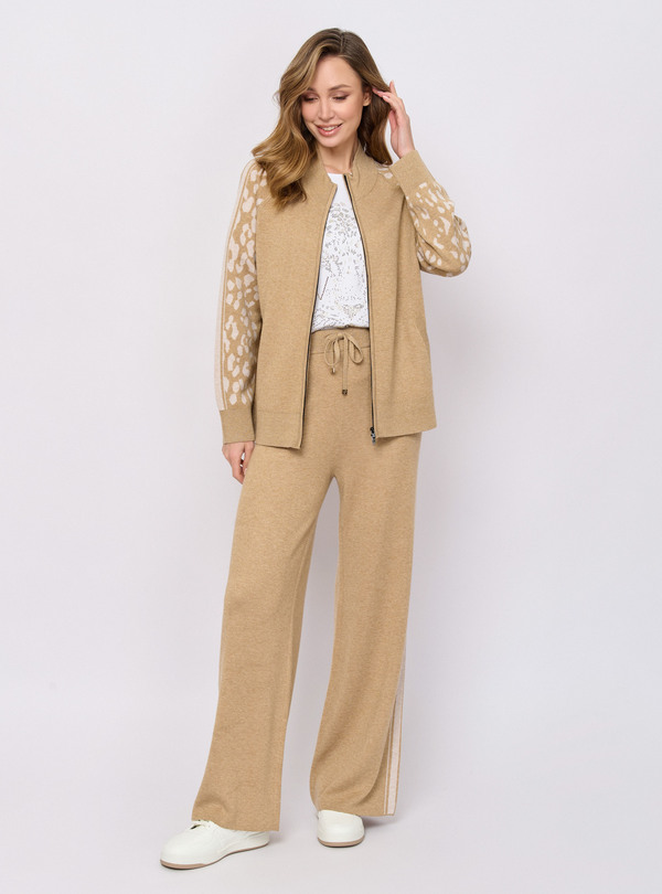 5035-227/26-02 Жакет вязаный на молнии Franco Vello