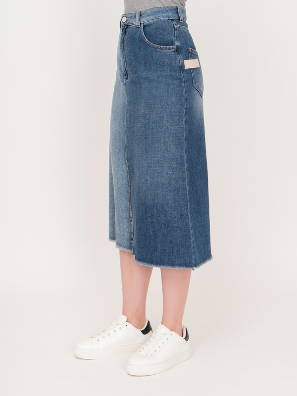 Э21FE5541STONE/21-01 Юбка (из джинсовой ткани) Beatrice