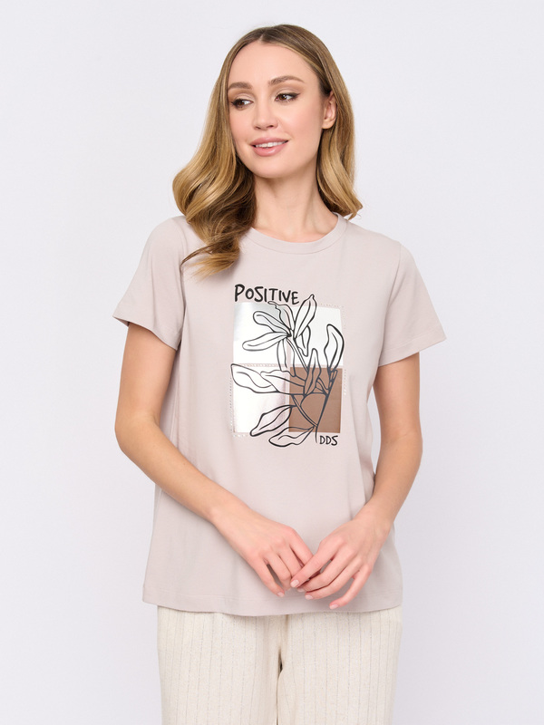 Э25D3820/м/25-01 Футболка Donne da Sogno