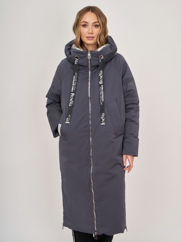 Э3363-223/м/22-02 Пальто утепленное Franco Vello