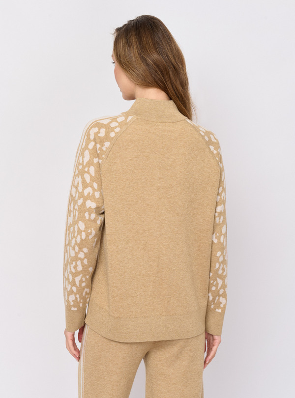 5035-227/26-02 Жакет вязаный на молнии Franco Vello