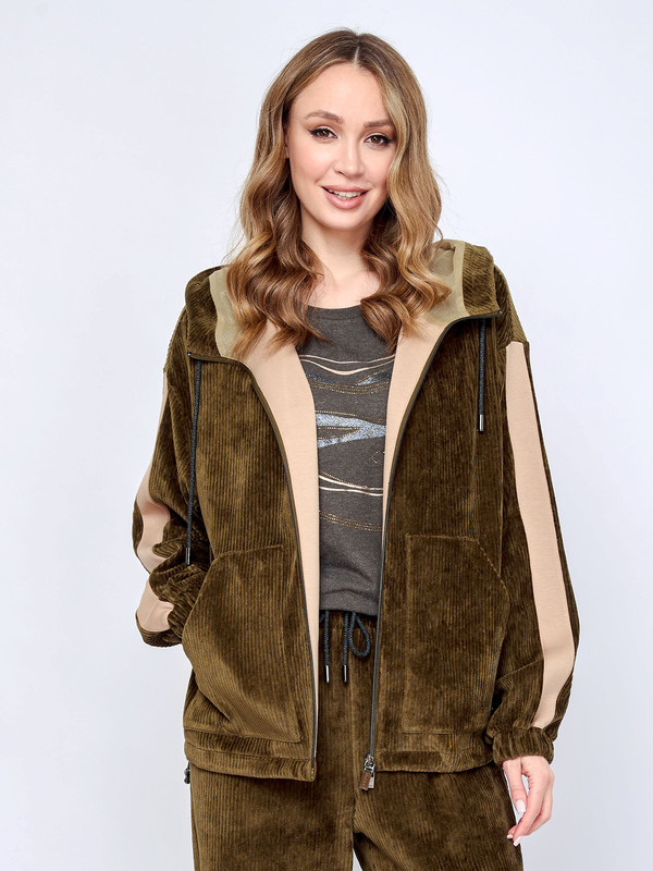 6309-227/26-02 Жакет на молнии Franco Vello