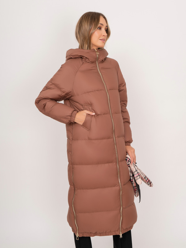 Э3348-223/м/22-02 Пальто утепленное в комплекте с рукавицами Franco Vello