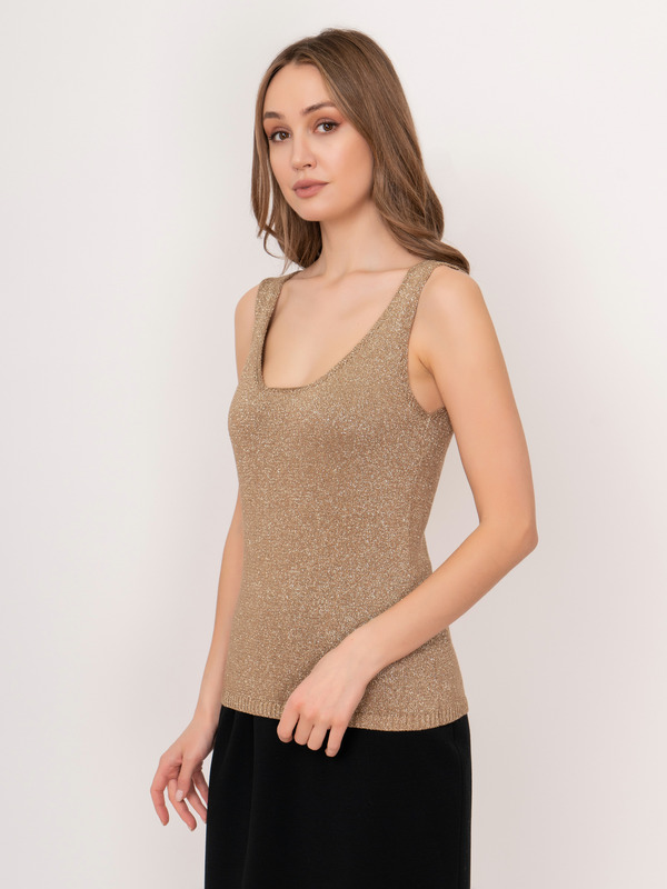 ЭCORBARA/22-01 Майка (топ) трикотажная Luisa Spagnoli