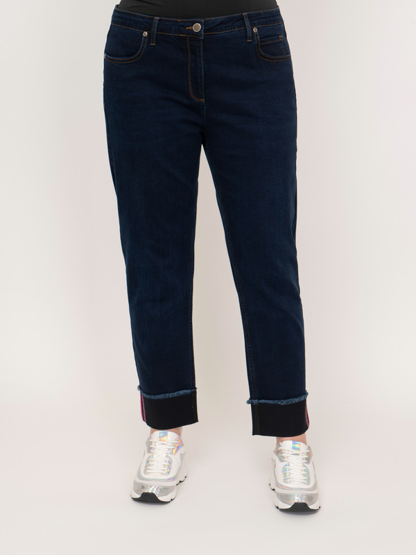 Э7111-121/21-01 Брюки джинсовые Franco Vello