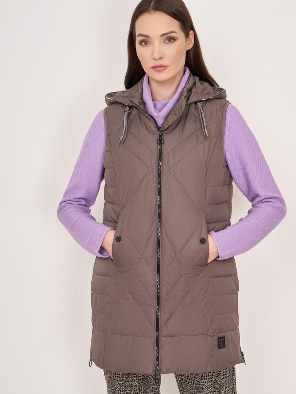 Э124870/м/22-02 Пальто (Жилет удлиненный) Rabe