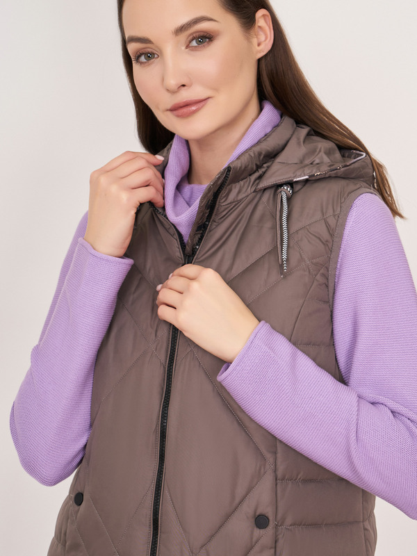 Э124870/м/22-02 Пальто (Жилет удлиненный) Rabe