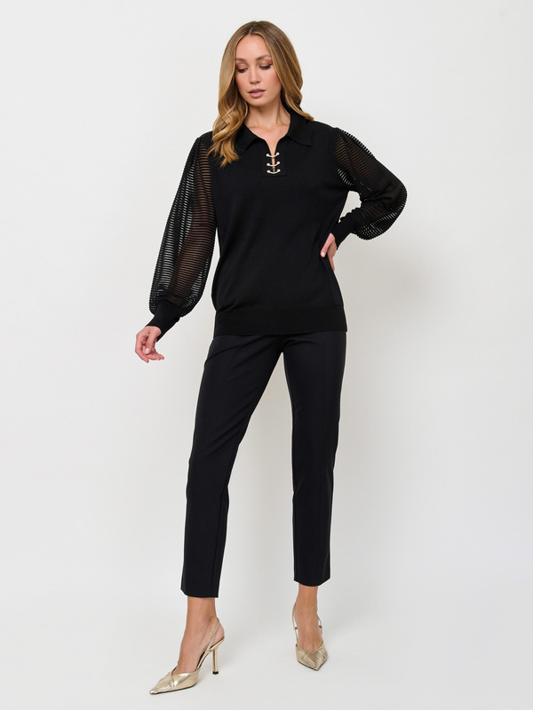 Э5731-225/м/24-02 Джемпер (с воротом поло) Franco Vello